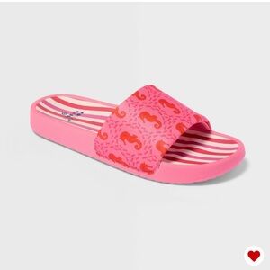 RARE roller rabbit target pink sandals with seahorse 9-10